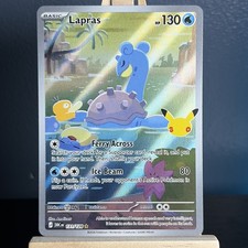 Lapras 131/128 Holo Illustration Rare ME: 30th Celebration Pokemon Near Mint picture