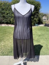 isabel marant etoile Black Sheer slip dress Size 42 picture
