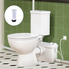 500W Upflush Macerating Toilet System with Pump & 4 Inlets for Basement White picture