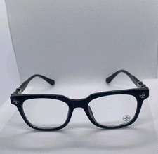 Chrome Hearts Cross Design Glasses Black/Silver Style With Box New picture