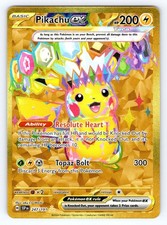 Pikachu ex Hyper Rare SV08: Surging Sparks 247/191 NM picture