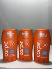 3 Sealed Carpe Fresh Powder Antiperspirant Deodorant 1.76 Oz Each  picture
