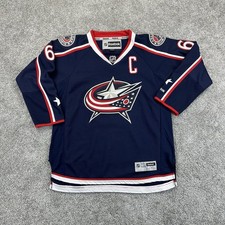 Vintage Columbus Blue Jackets Rick Nash Jersey Youth Large / XL NHL Hockey Boys picture