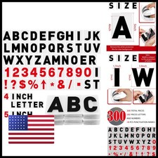 Leinuosen 300 Pcs Sign Letter Printed On Marquee Flexible Outdoor Black picture