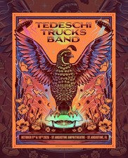 Tedeschi Trucks Band St. Augustine Amphitheatre 2026 Concert Tour Art Poster picture