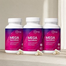 NEW！Mega Sporebiotic 60 Capsules Microbiome Labs, probiotic supplement - 3 PACK picture