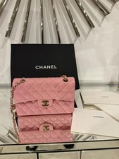 CHANEL Classic Flap Medium Pink Caviar Leather Bag picture
