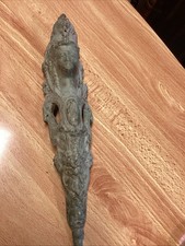 Antique Bronze French Lady Sculptural Wall Mount Heavy picture