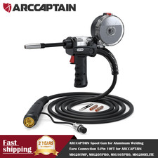 ARCCAPTAIN Spool Gun 5-Pin 10FT for MIG205MP MIG205PRO, MIG165PRO, MIG200ELITE picture