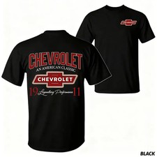 oein Vintage Chevrolet T-Shirt, Classic 1911 Chevy LogoGraphic Tee,Retro America picture