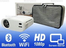 Native 1080P Projector WiFi Bluetooth Home Video for TV Stick/PS4/Android/iOS picture