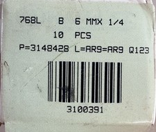 LOT of 20 NEW HAM-LET  768L B 6mm X 1/4 MNPT picture