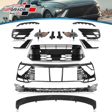 Fits 2024-2025 Hyundai Sonata Front Bumper Grille Complete Kit With Radar Hole picture
