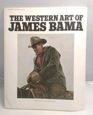 1975 The Western Art of James Bama Peacock Press Bantam Cowboy Western Art picture
