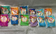 Ty Teenie Beanies McDonald's 1999 Set of 12 Sealed Mini Plush in Bags picture