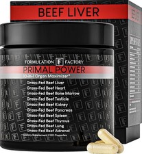 Formulation Factory 10-in-1 Grass-Fed Beef Organ Complex 120 Capsules picture