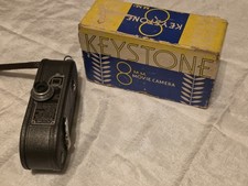 Antique Keystone 8mm Movie Camera Model K-8 with Original Box 1930s picture