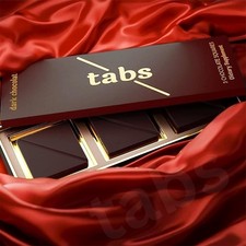 Tabs Dark Chocolate Squares for Couples to Improve Mood |Valentine Gift 150 G picture