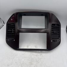 01-02 Mitsubishi Montero Limited XLS Woodgrain Center Dash Radio Bezel Vents OEM picture