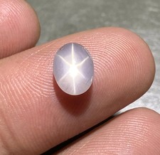 4.45Ct Natural 6-Rays White Star Sapphire Oval Cabochon Loose Certified Gemstone picture