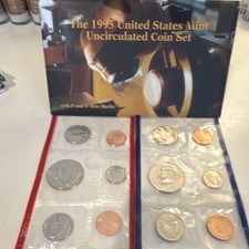 1995 Mint Set Uncirculated Coins 10-Coin P&D picture