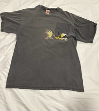 Looney Tunes Pocket T-Shirt Vintage 1997 distressed,holes picture