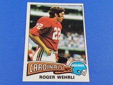 1975 TOPPS FOOTBALL #403 ROGER WEHRLI HIGH GRADE NEAR MINT NRMT picture