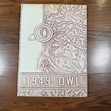 Vintage 1949 Ooltewah High School TN Yearbook 