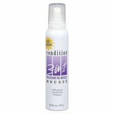 Condition 3-in-1 Maximum Hold Mousse with Sun Screen 6.0oz DISCONTINUED RARE picture