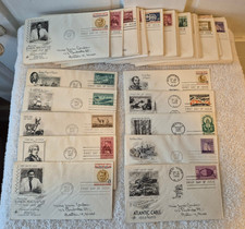 1953-1960 Lot of 69 First Day Of Issue ARTCRAFT CACHET FDC’S picture