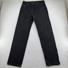 Vintage Wrangler 20X Jeans Mens 34x34 Black USA Made Western Cowboy Cotton Denim picture