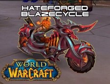 mtn Mountain dew Promo WoW World Of Warcraft Mount Hateforged Blazecycle picture