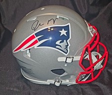 🔥 DRAKE MAYE AUTOGRAPHED NEW ENGLAND PATRIOTS FULL-SIZE AUTHENTIC HELMET 🔥 picture