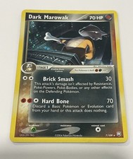 Dark Marowak Holo 7/109 EX Team Rocket Returns Rare Pokemon Card 2004 picture