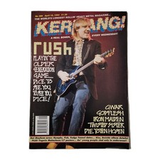 Kerrang Vintage UK Music Magazine  No.388 April 8, 1992 Rush GWAR Iron Maiden picture