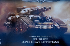 Fellblade Super-Heavy Tank Battle w/ Quad Lascannons + Heavy Flamers 40K 30K picture