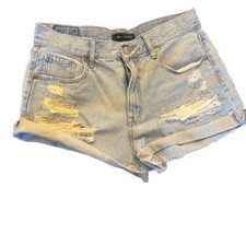 Aeropostale Blue Jean Mom Shorts - Size 12 picture