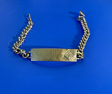 VTG IDENTITY (ID) BRACELET BSA CUB SCOUT NICKEL & SILVER 7.5