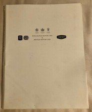 Rolls Royce - Bentley 2001 Press Release - brochure  picture