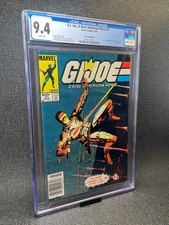 Marvel Comics: G.I. Joe #21, Newsstand (1984) CGC 9.4 (Key: Silent Issue) picture