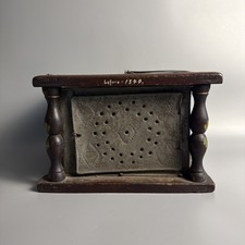 Antique 19th Century Paint Decorated Foot Warmer picture