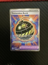 Tremendous Bomb Holo Ultra Rare ME05: Pitch Black 113/084 NM picture