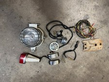 1976 Kawasaki KT250  Complete Headlight Tail Light Switches Harness Brackets picture