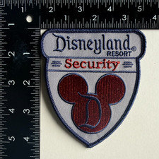 Disneyland Security EMBROIDERED novelty patch - hook & loop backing (FULL SIZE) picture