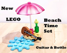 New LEGO Water Plate Beach Umbrella Sand Water Bottle GUITAR Wading Pool Pink picture