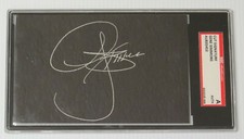 KISS GENE SIMMONS CUT AUTOGRAPH SGC AUTHENTIC GRADED & SLABBED CARD picture