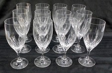 12 Vera Wang Wedgwood Duchesse Iced Beverage Goblet Crystal Glasses 8