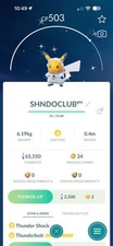 GO Pokémon - Shiny Astronaut Pikachu PTC ✨ picture