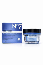 No7 Lift & Luminate Night Cream 50ml Anti Aging Firming Hydrating Face picture