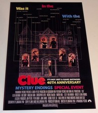 CLUE 1985 Film Poster Re-Release 2025 - 19
